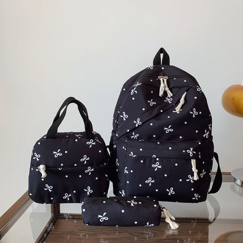 School Bag for Girls Large Cute Backpack Sets Preppy School Backpacks 3-Piece