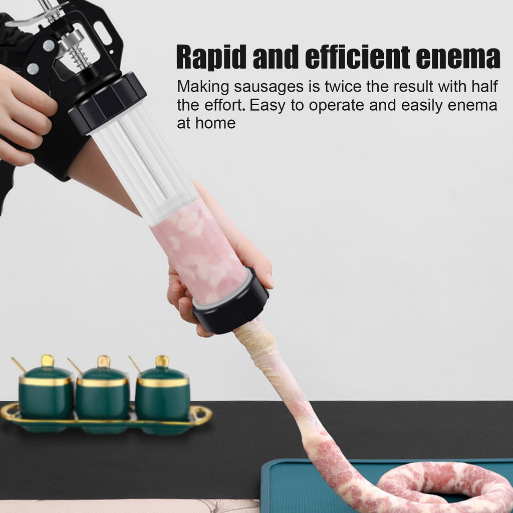 Food Grade Quality Manual Sausage Maker Meat Stuffer Filler Hand Operated Salami