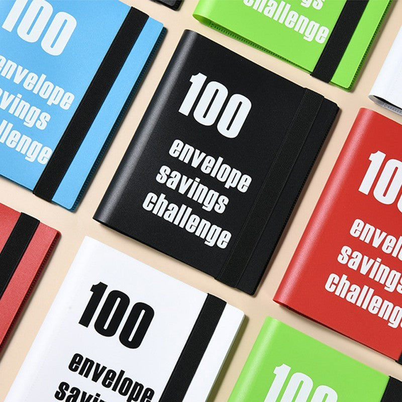 100 Envelope Challenge Binder Cash Savings Challenge Book Saving Money Envelope