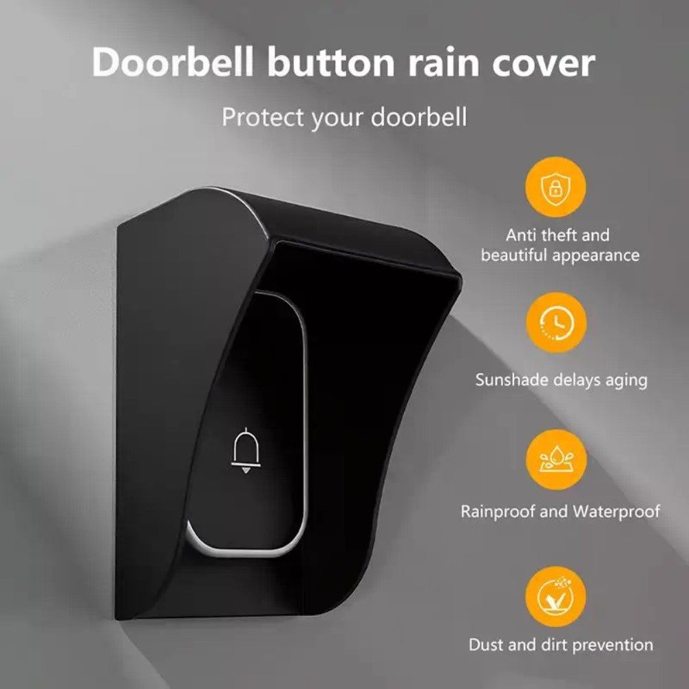 Waterproof Protector Doorbell Rain Cover Moisture Protection Outdoor Entryway