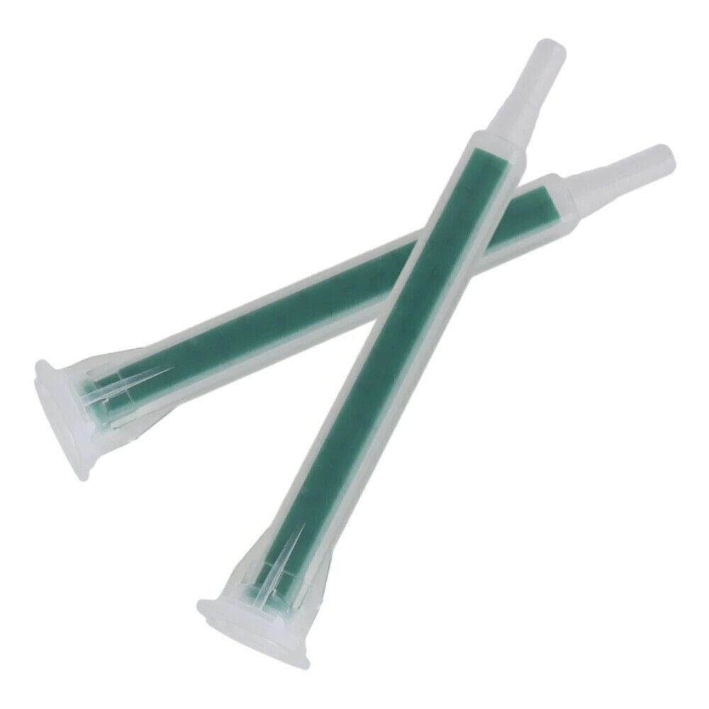 100 Pcs Static Mixer Epoxy Resin Mixing Tube Nozzles Syringe for AB Glue Gun UK