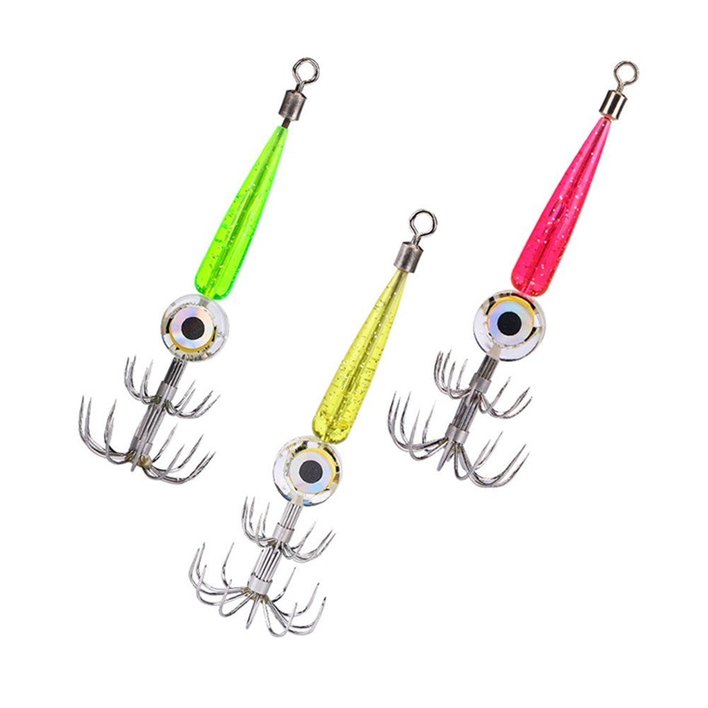 Effective Fishing Lure 3pack with Easy Installation and Fast Action Hooks