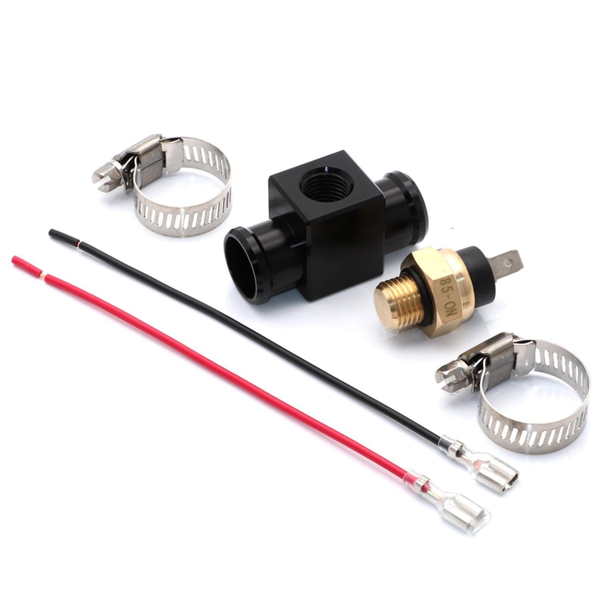 Motorcycle Radiator Fan Thermostat Temperature Switch Black Motorbike Radiator