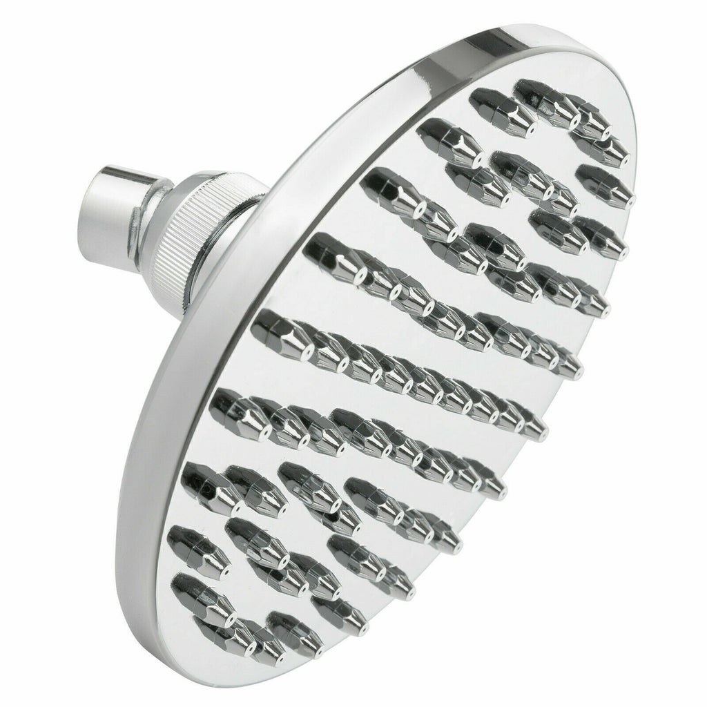 4/6/8inch Overhead Shower Head with Swivel Ball, High-Pressure Round ShowerHead