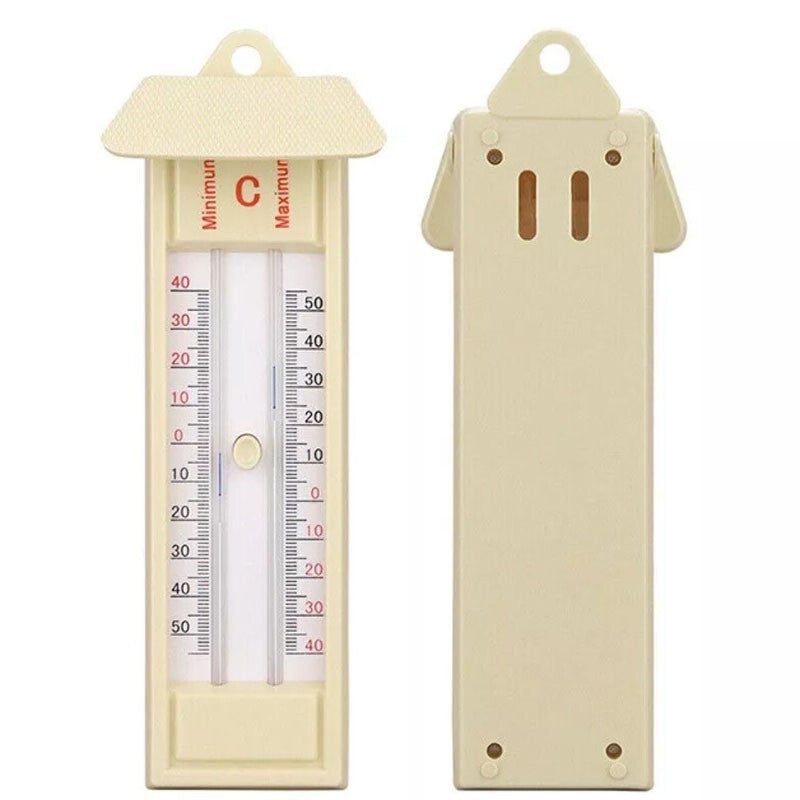 Max-Min Press Thermometer Monitor Tool -50 to 40 Degrees Garden Greenhouse
