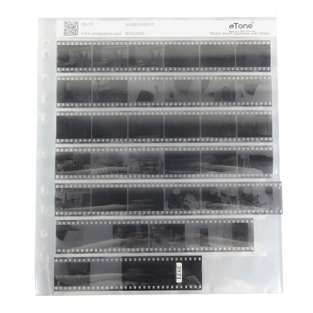 50 Sheets Acid-free Archival Storage Pages Sleeves Slide 35mm 135 Film Negative