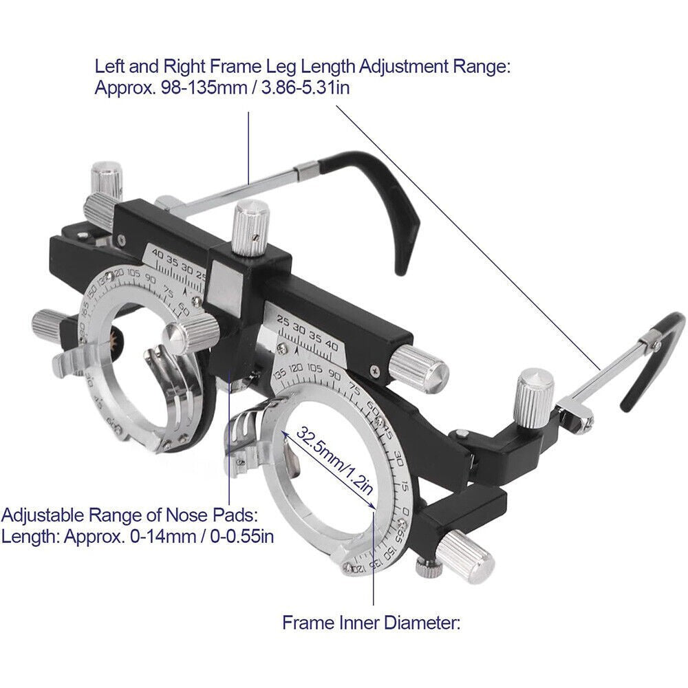 Universal Adjustable Optical Optic Trial Lens Frame Eye Optometry Optician