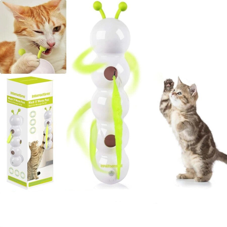 Interactive Caterpillar Cat Toy For Indoor Cats – Caterpillar Smart Cat Toy New