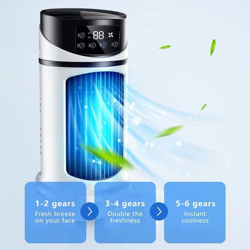 Updated Portable Air Fan Unit Purifier Desk Bedroom