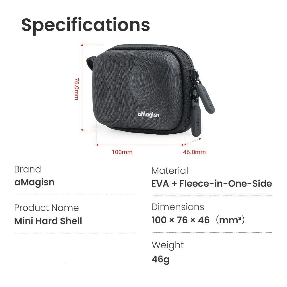 Portable Storage Bag Carrying Case for Insta360 GO Ultra Camera Accessories
