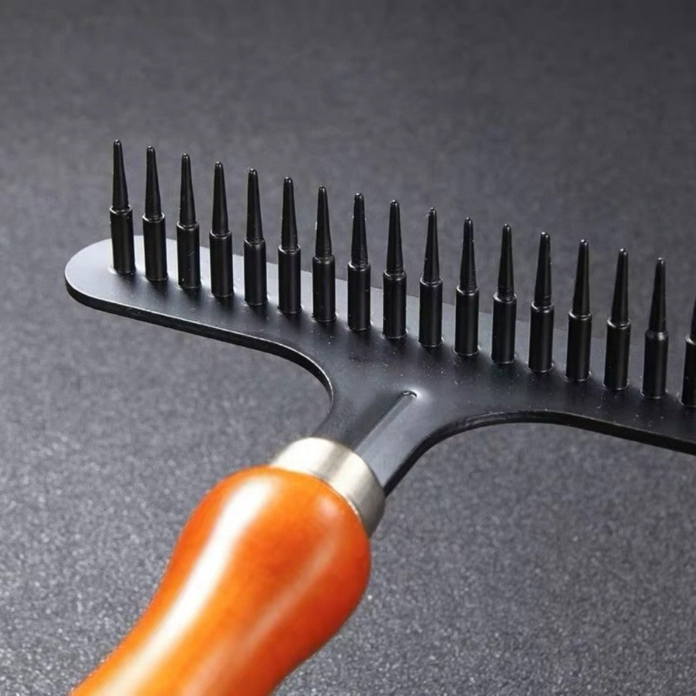 Stainless Steel Dog Grooming Tool Cleaning Carpet Rake  All Coat Types
