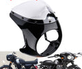 Motorcycle 7''Headlight Fairing Windshield Screen for Cafe Racer Honda Universal