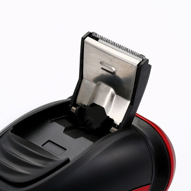 ELECTRIC SHAVER WET DRY ROTARY SHAVING RAZOR WITH POP-UP TRIMMER MENS UK