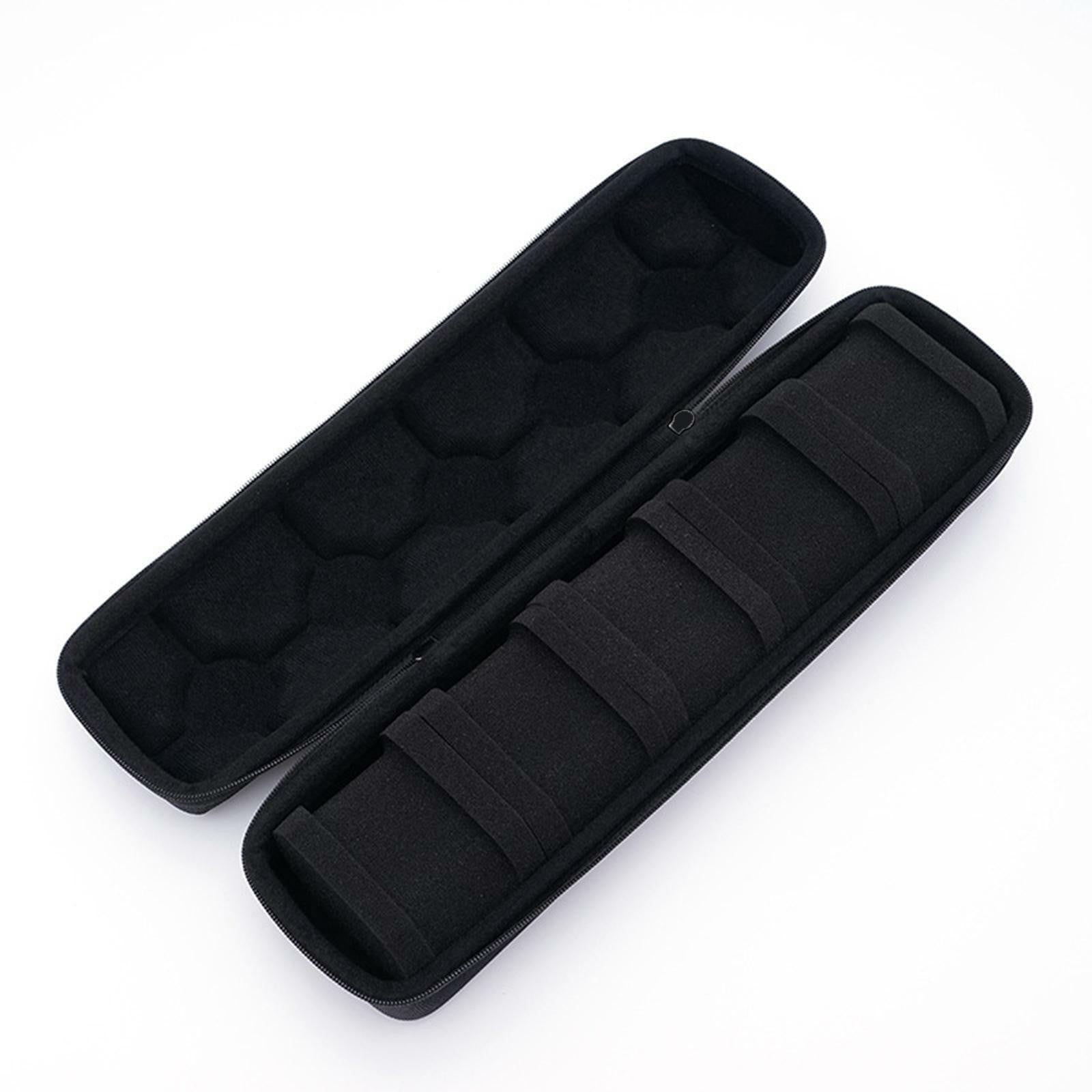 Watch Roll Travel Case Storage Organizer 5 Slots Watch Box for Men & Women