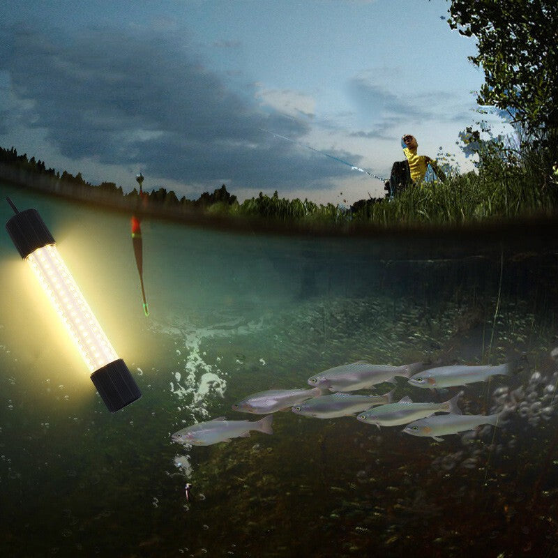 12V 126LED 5M Underwater Submersible Fishing Light Night Crappie Shad Squid Lamp