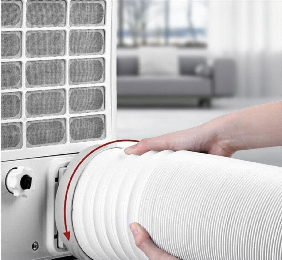 1.5M Extra Long Universal Air Conditioner Pipe Duct Extension Exhaust Hose