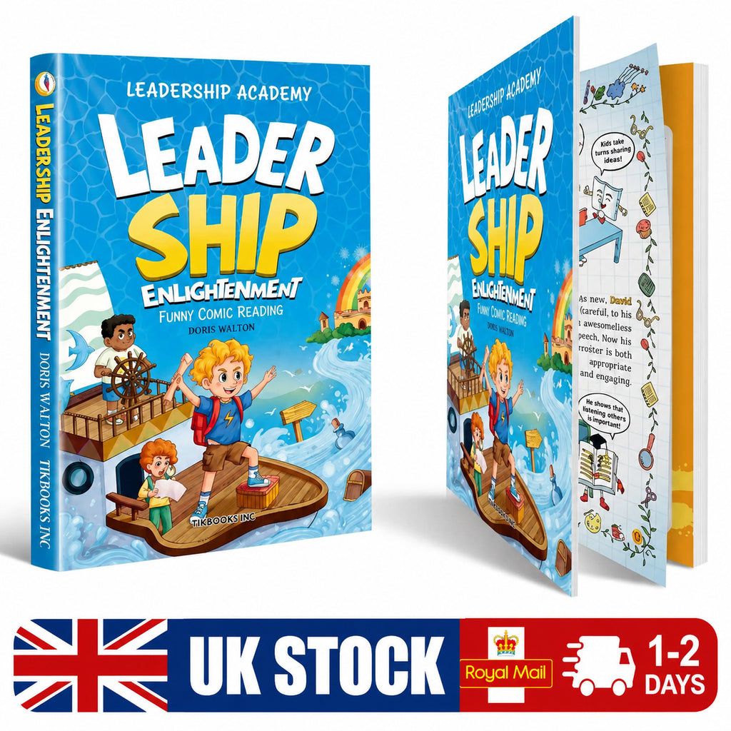 Leadership Enlightenment Comic Book for Kids English Communication & Leadership