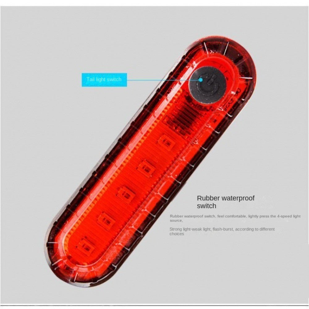 Night Riding Lights Rear Bike Tail Light  Fit On Any Bicycle/Helmet