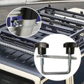 Roof Box U-Bolt Clamps for Car Vans, Mounting Brackets, Rooftop Cargo Carrier