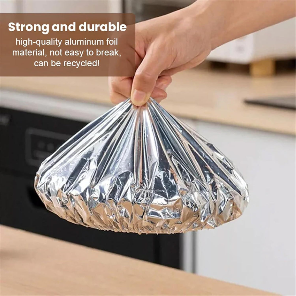 Reusable Aluminum Foil Food Covers: Heat-Insulating, Freshness-Preserving