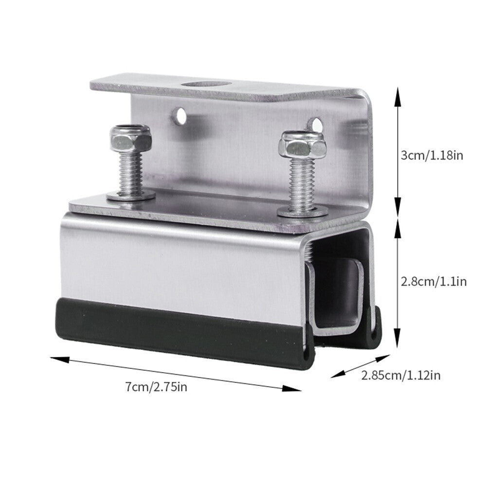 Stainless Steel 4Pcs Roof Rack Brackets for Vans Easy Installation Kit UK NEW