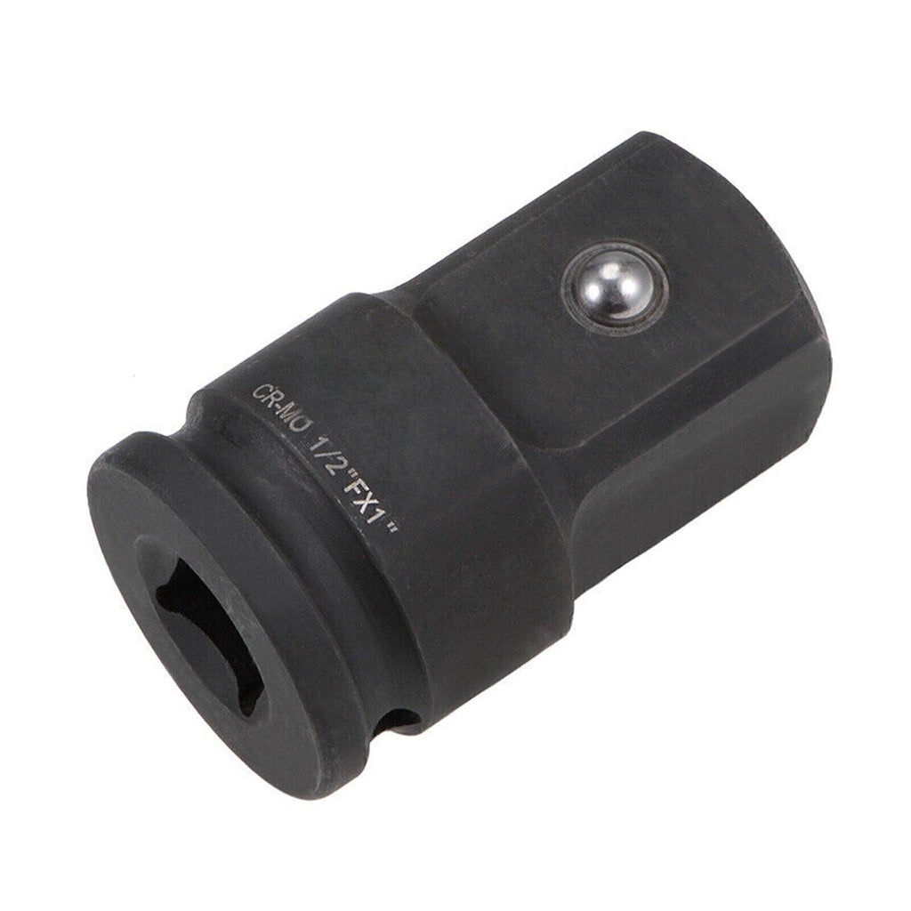 1/2 Inch Drive x 1 Inch Impact Socket Adapter Female to Male Cr-Mo