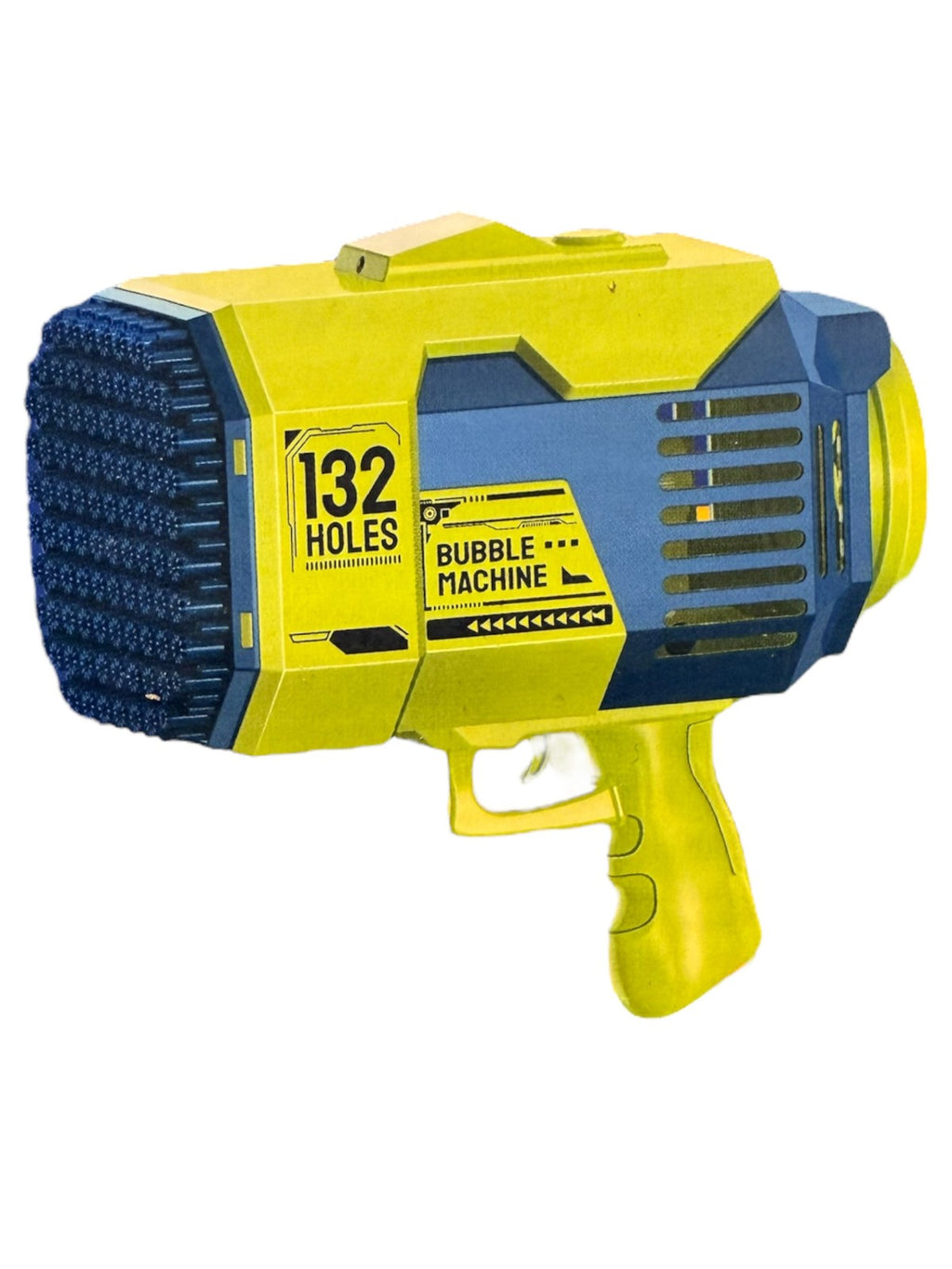 132 Holes Bubble Machine Gun For Kids With Bubble Liquid Indoor Outdoor Toy