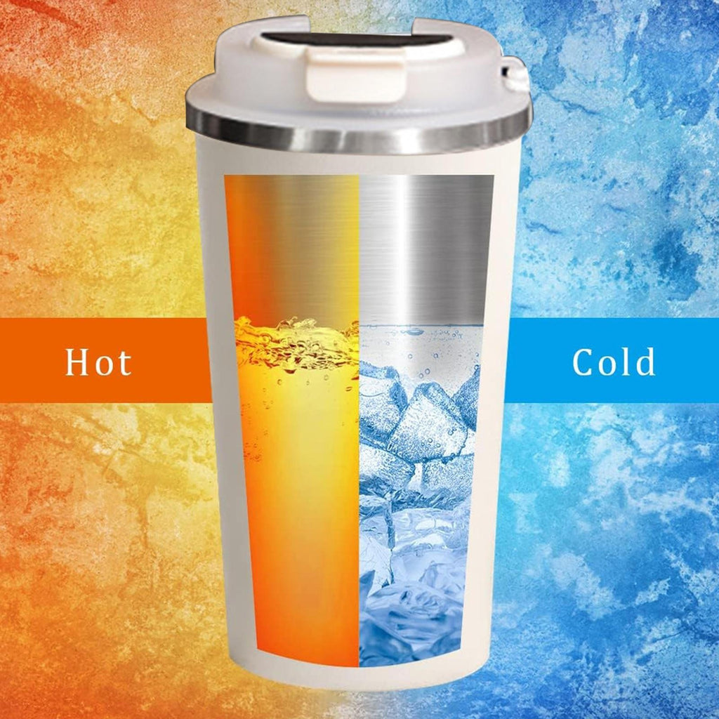 Smart Thermo Travel Coffee Mug Cup Thermal Stainless Steel Vacuum Flask 510ml
