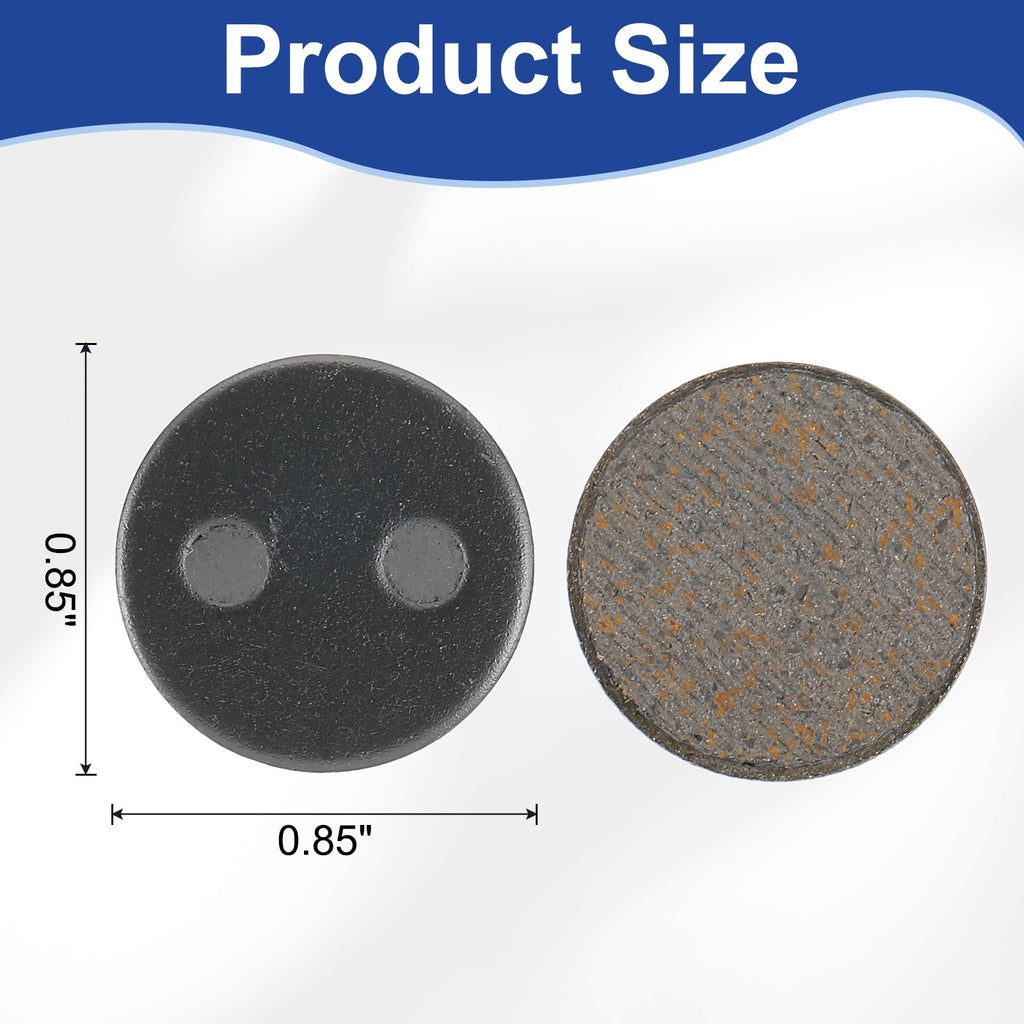 2set Disc Brake Pad 0.85 Bike Brake Pads, Black