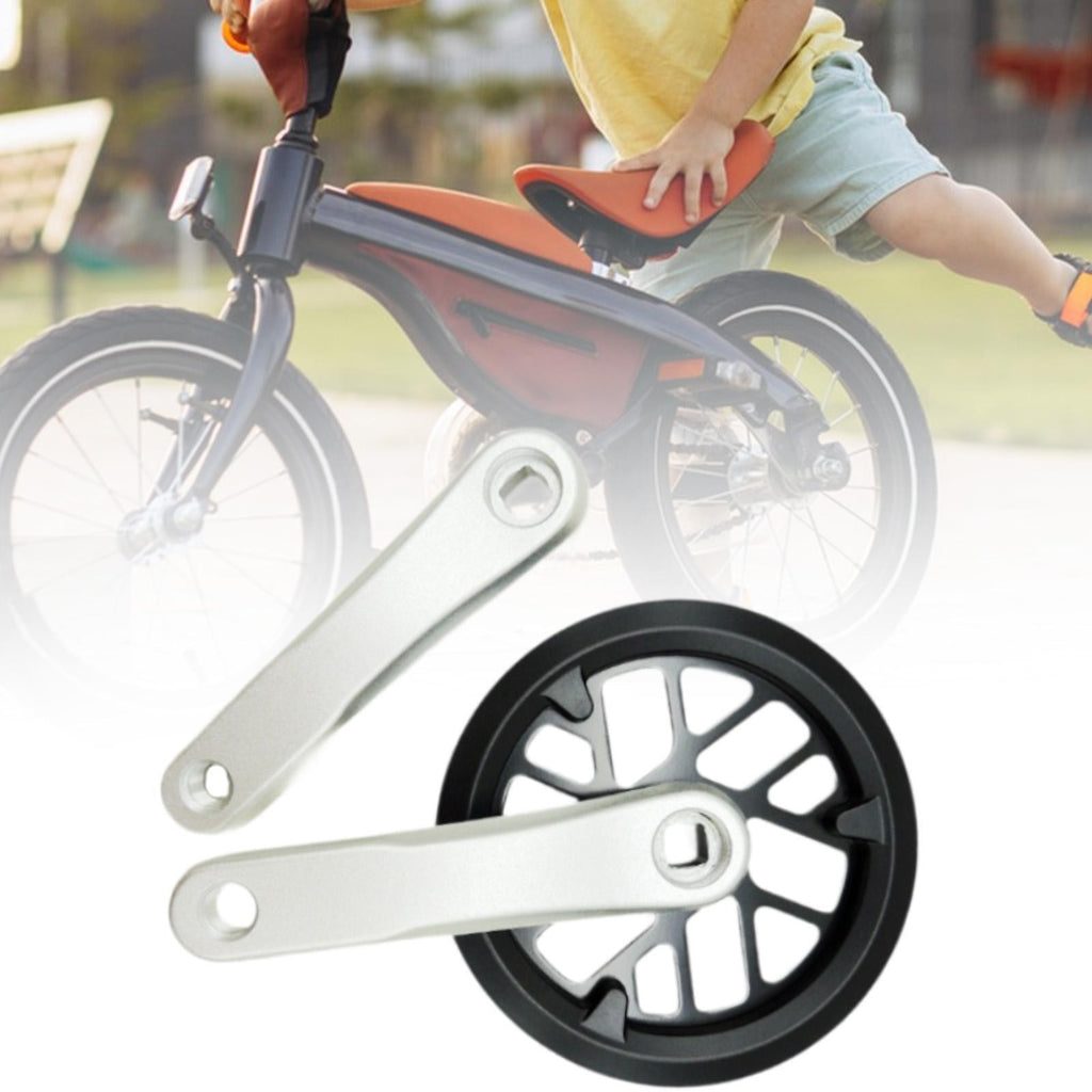 Kids Bike Crankset Crank Set 32T Bike Crank Arm Set Square