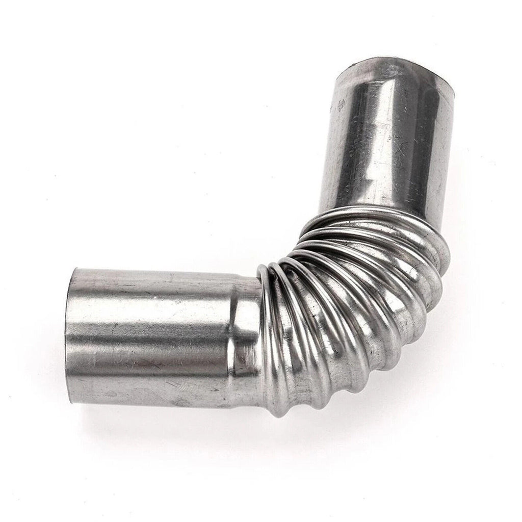 24mm Elbow Pipe Air Diesel Heater Exhaust Connector w/Clamps For Diesel Heater