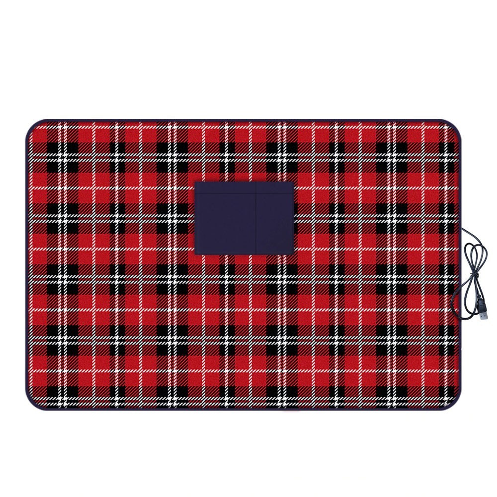 Electric Heated Throw Over Blanket Warm Washable Fleece Winter Warming USB Power