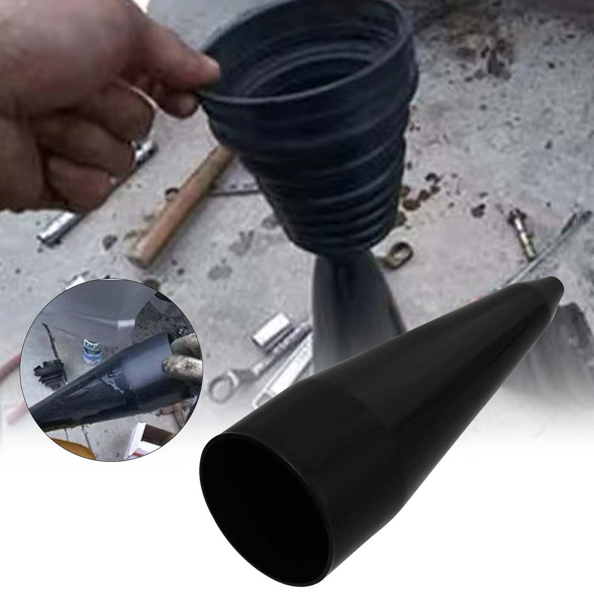 2X CV Boot Kit Stretchy Universal Fit Drive Shaft Gator Joint Boot Stretch Cone