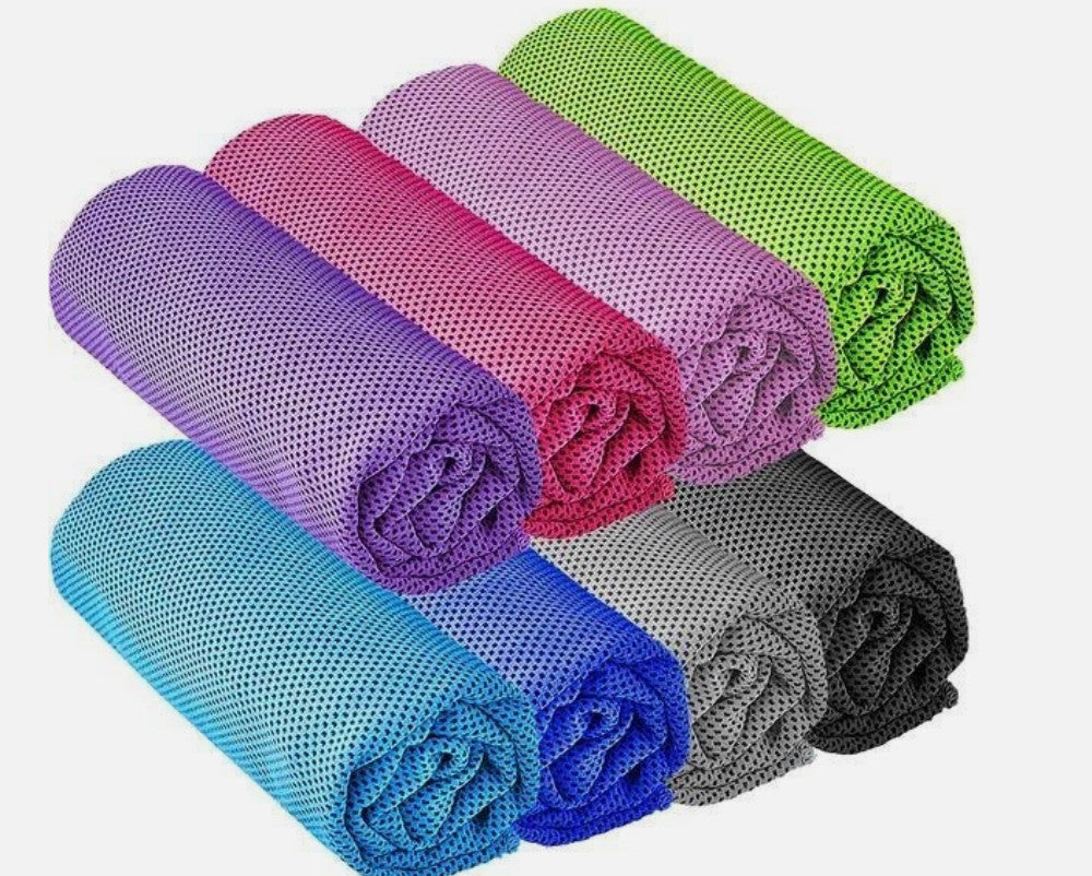 8 Pack Cooling Towels for Sports Gym Workout Quick Dry Sweat Absorbent Ice Towel