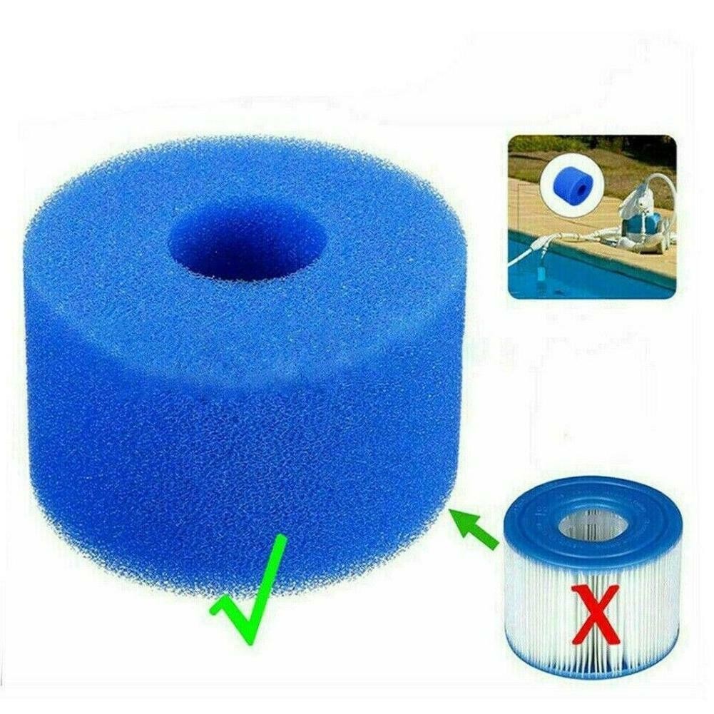2/4/6 pack Lay In Clean Spa  Tub S1  Washable  Bio  Foam VI LAZY  Filter