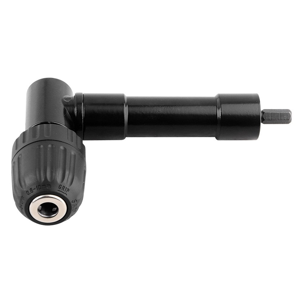 Right Angle 90° Angled Drill Attachment Adapter Metal 0.8mm-10mm 3/8-24UNF Chuck