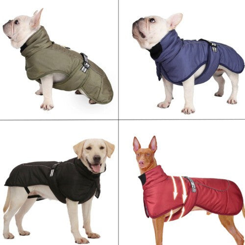 Large Dog Clothes Winter Warm Coat Windproof Waterproof Thicken Pet Down Jacket