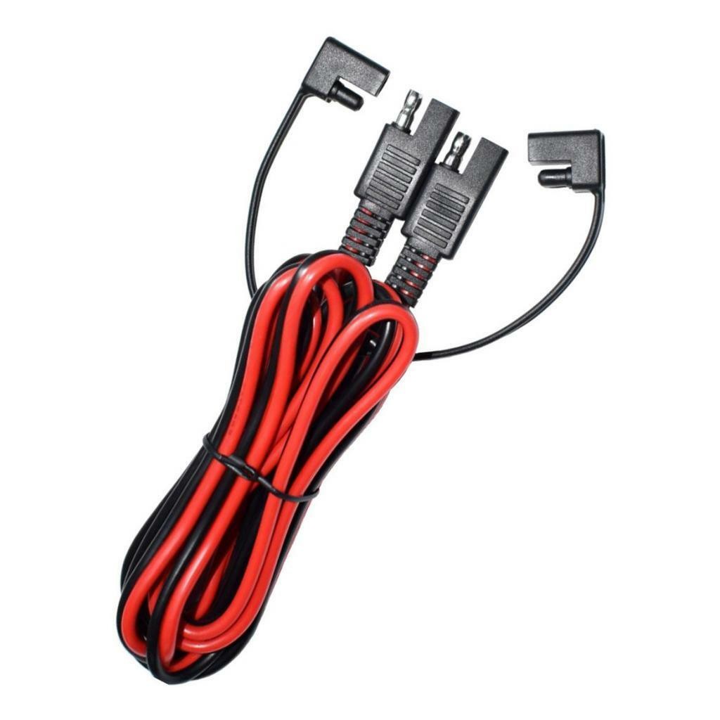 2m/6.5Ft Solar Panel Extension Cable Cord Lead Wire Harness SAE Connectors