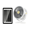 Standing Fan Solar Powered 5 Speed Rechargeable 720deg Airflow Control.*