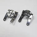 2pcs WC Toilet Seat Hinges Universal Hinge Replacement Hinge Set with Fittings