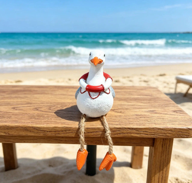 Seagull Fun Bathroom Ornament Home Decor 20*6*11.3CM