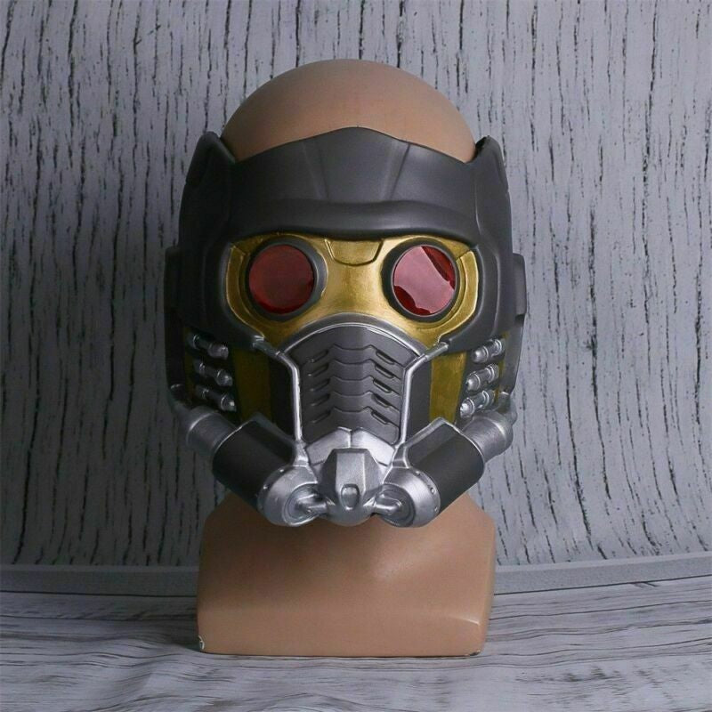 Star Lord LED Mask Cosplay Infinity War Quill LED Helmet Latex Halloween Props