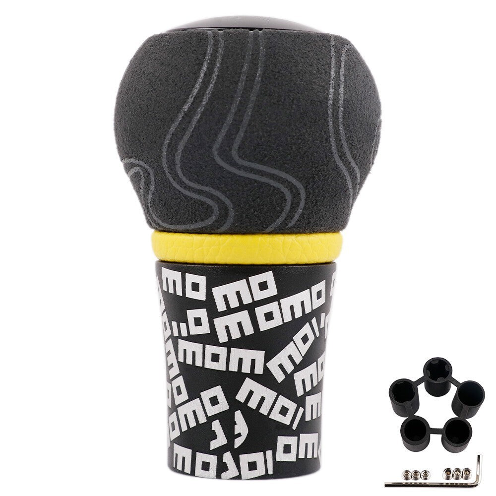 FOR MOMO ULTRA Manual Gear Stick Shift Knob Graffiti Shifter #Black