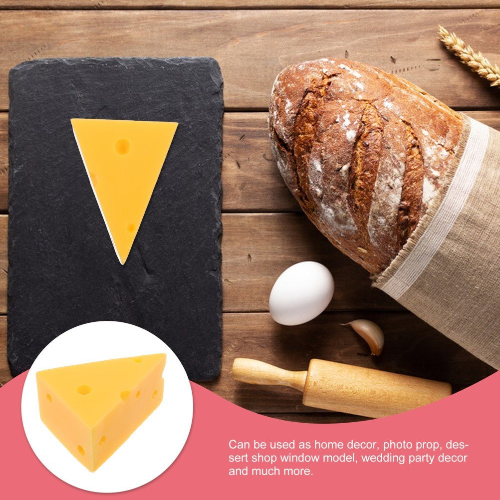 Simulation Cheese Model Fake Cheese Decor Artificial Cheese Ornament