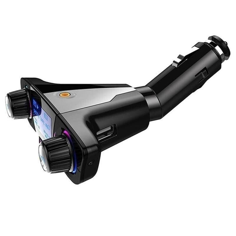 Car Wireless Bluetooth MP3 FM Transmitter AUX Audio Stereo Adapter 2 USB Charger