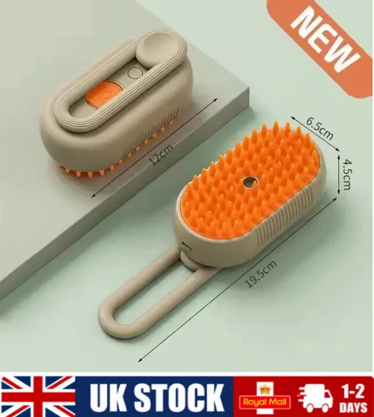 Cat Steam Brush Steamy Dog Brush 3 In 1 Electric Spray Pet Hair Brushes Massage