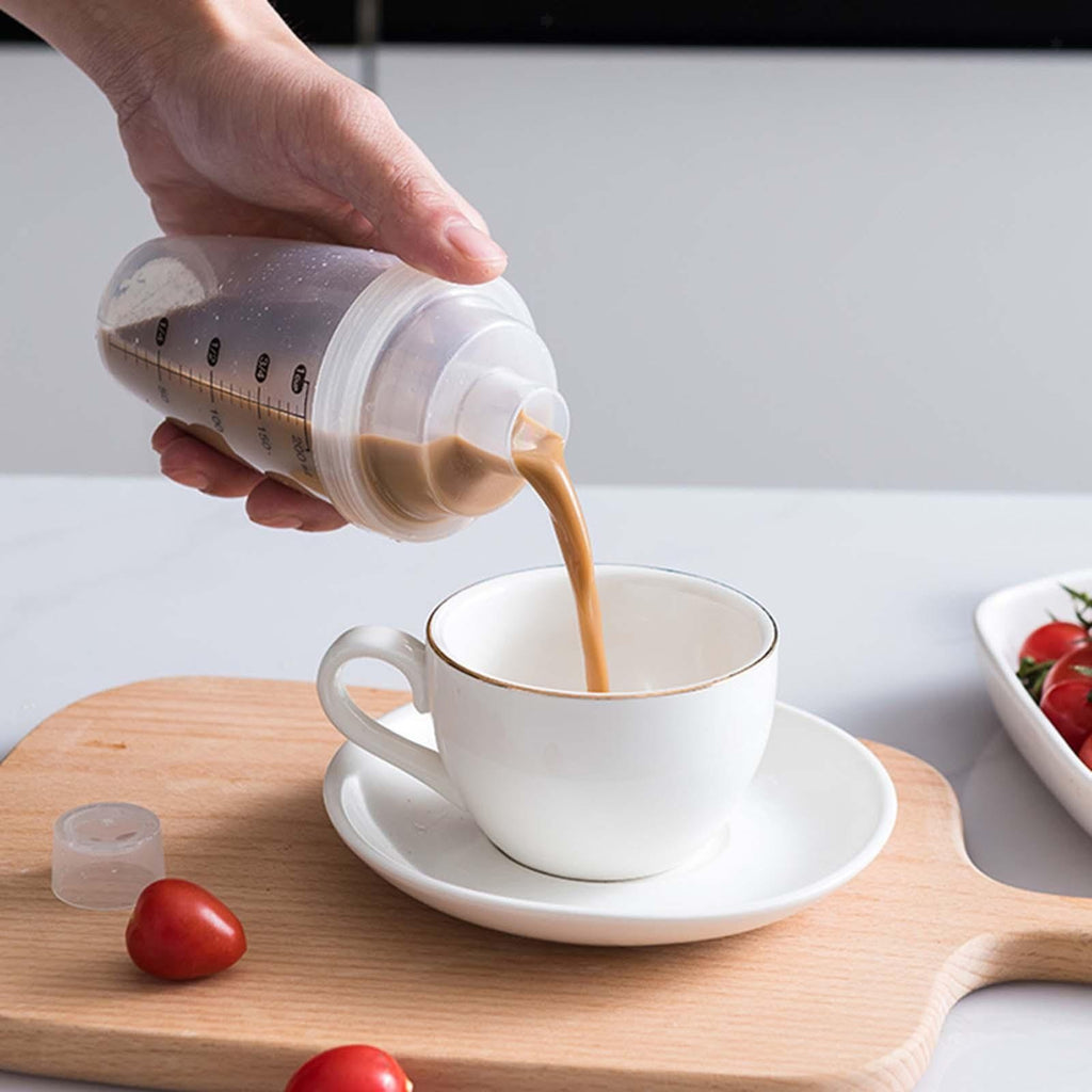 Protein Shaker Bottle Clear Small Mixing Cup Portable Blender Bottles Drink