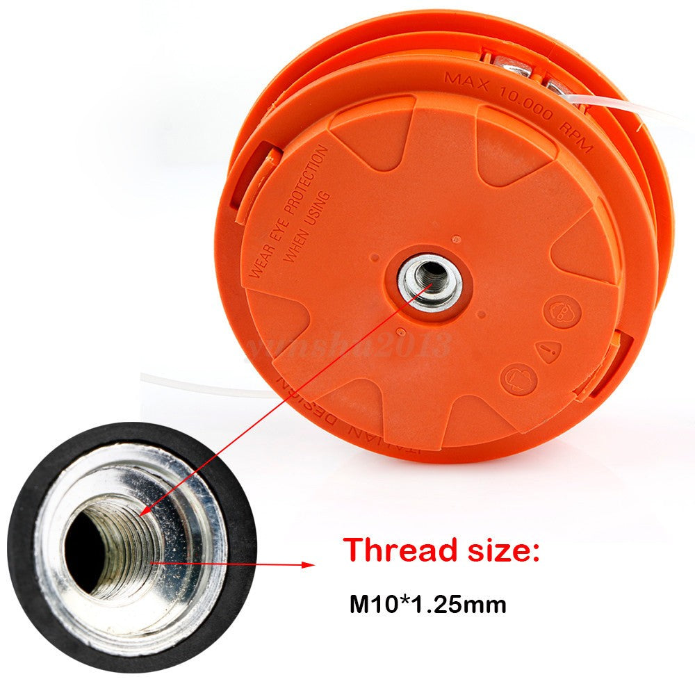 Universal for Aluminum Brush cutter Strimmer Trimmer Head For OLEO-MAC 61112061A