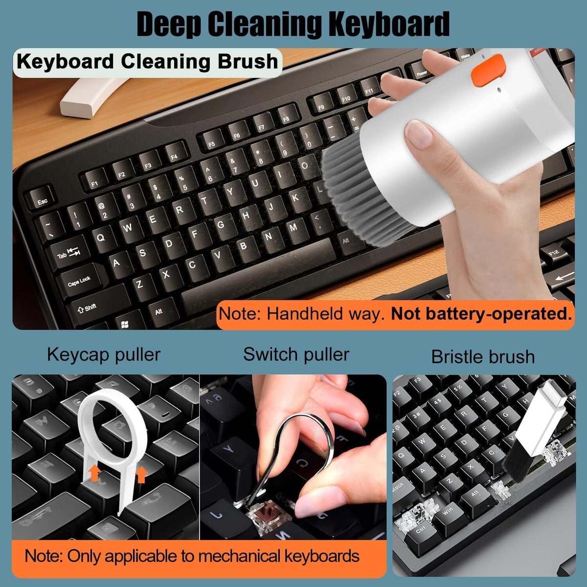 20-in-1 Laptop Keyboard Cleaner Kit Electronic Device Clean Tool Set for Camera