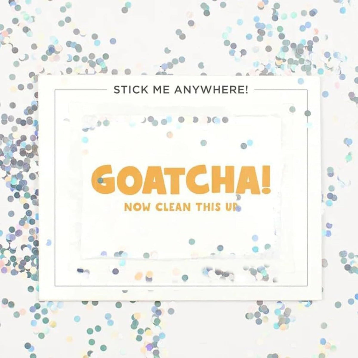 Intermittent Goat Glitter Trap, Prank Goat Glitter Trap